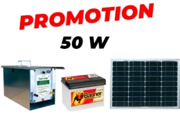 ENSEMBLE SOLAIRE 50 W